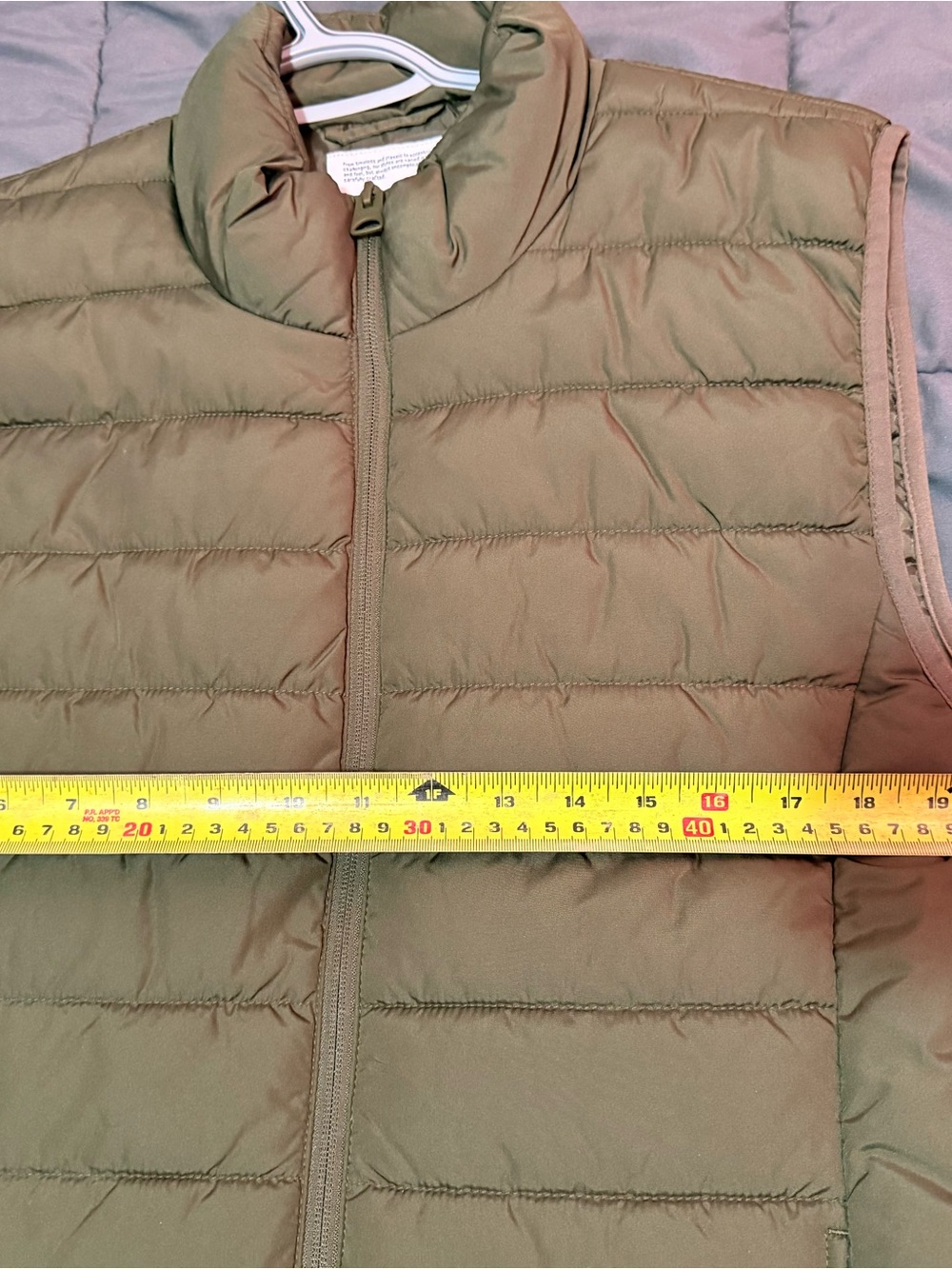 ONLY & SONS Olive Green Puffer Vest